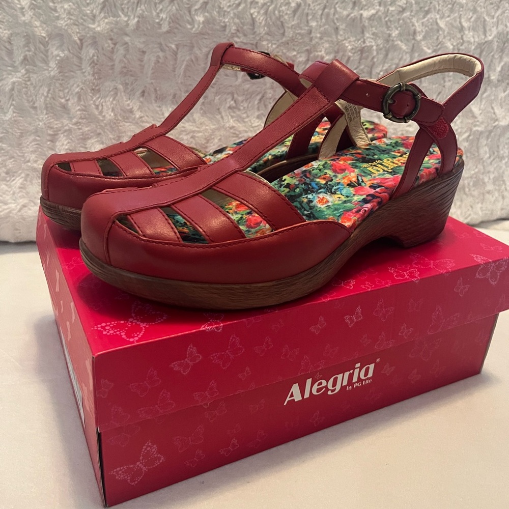 NWT Womens Heel Sandal, Algeria by PG Lite, New with Tags and Box, size 11.5-12